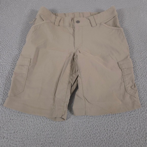 Duluth Trading Co Pants - Duluth Trading Co Shorts Womens 8 Tan Dry on the Fly Cargo Stretch Hiking 10"